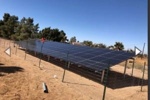 Solar Panels in desert